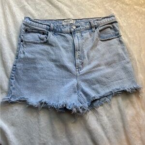 Abercrombie & Fitch Light Wash Jean Shorts